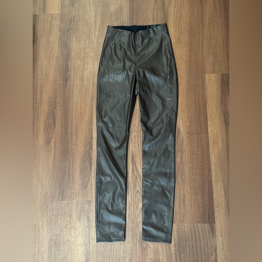 Rag & Bone New York size XS Brown faux leather pants